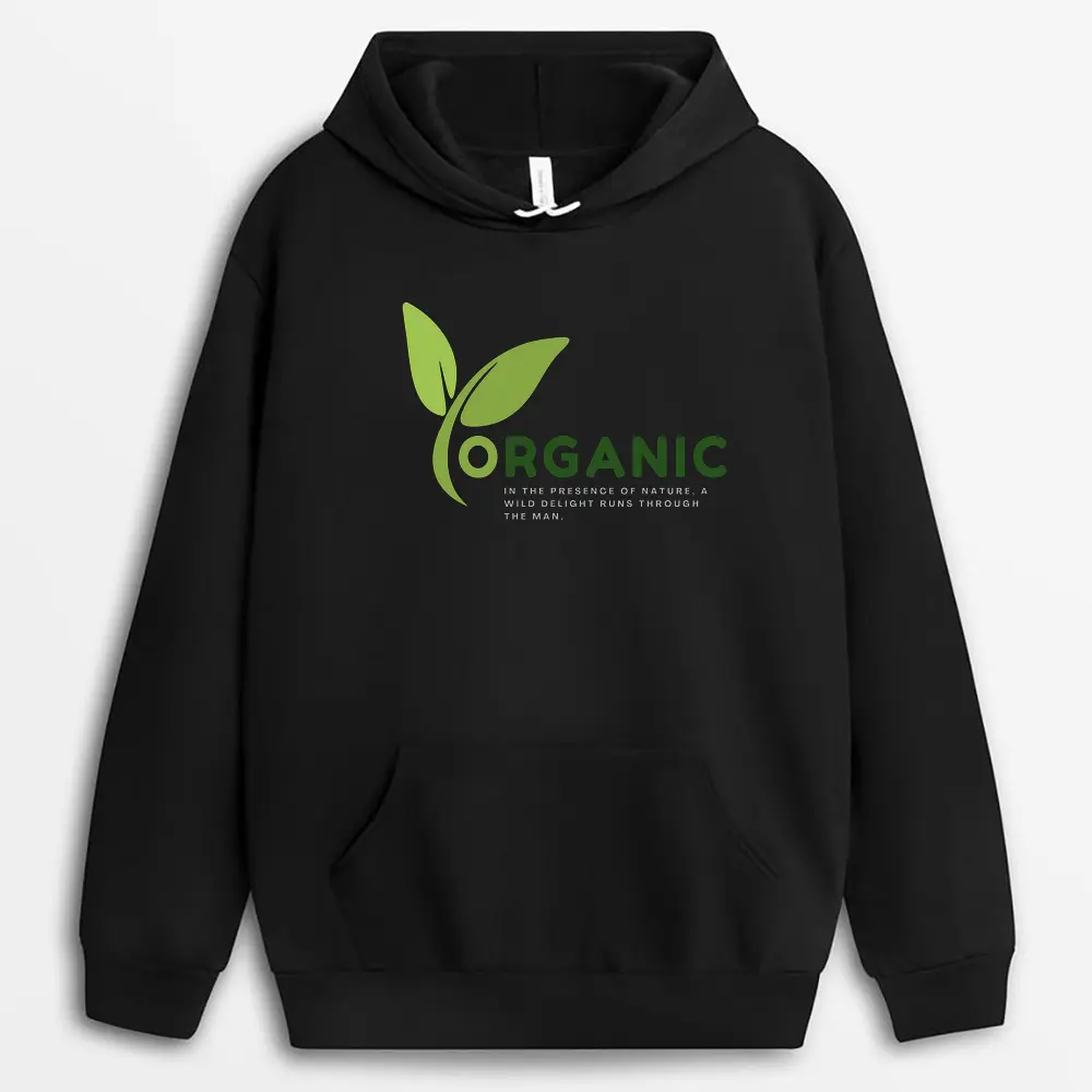 In The Presence Of Nature A Wild Delight Runs Through The Man Gtxgap Hoodie - Black