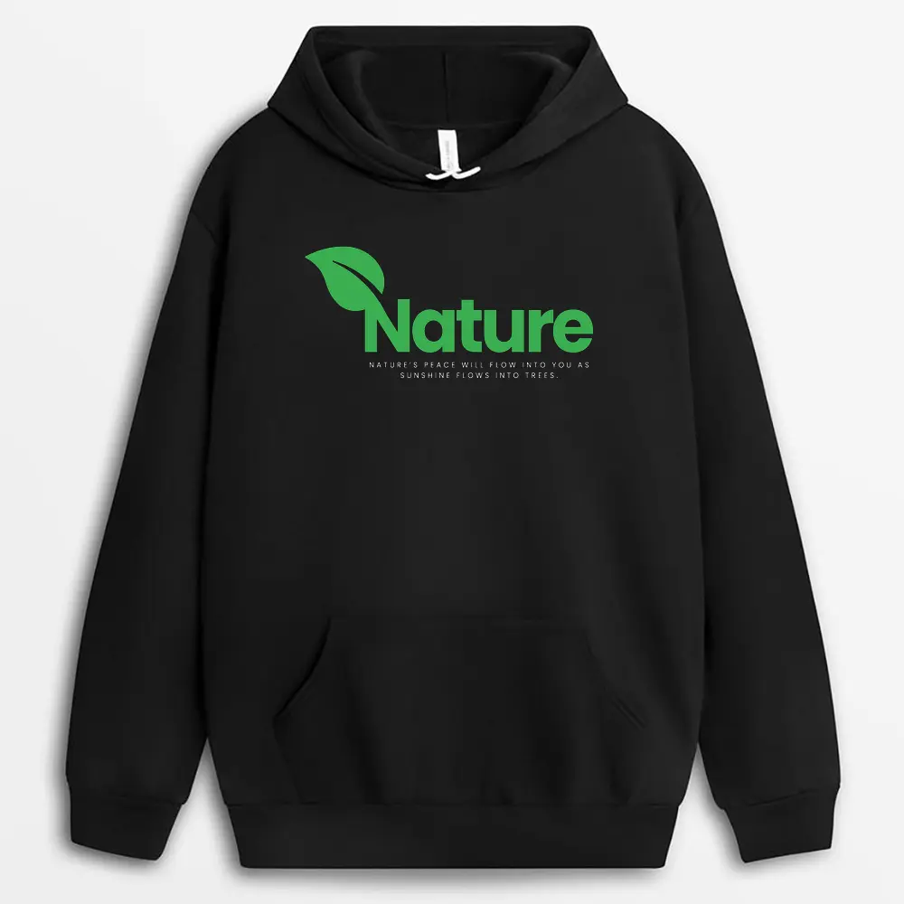 Natures Peace Will Flow Into You As Sunshine Flows Into Trees Gtxgap Hoodie - Black