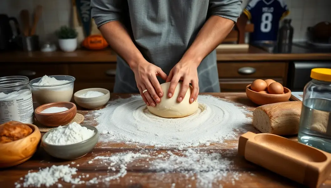 Kneading dough: The essential foundation for any great homemade bread.